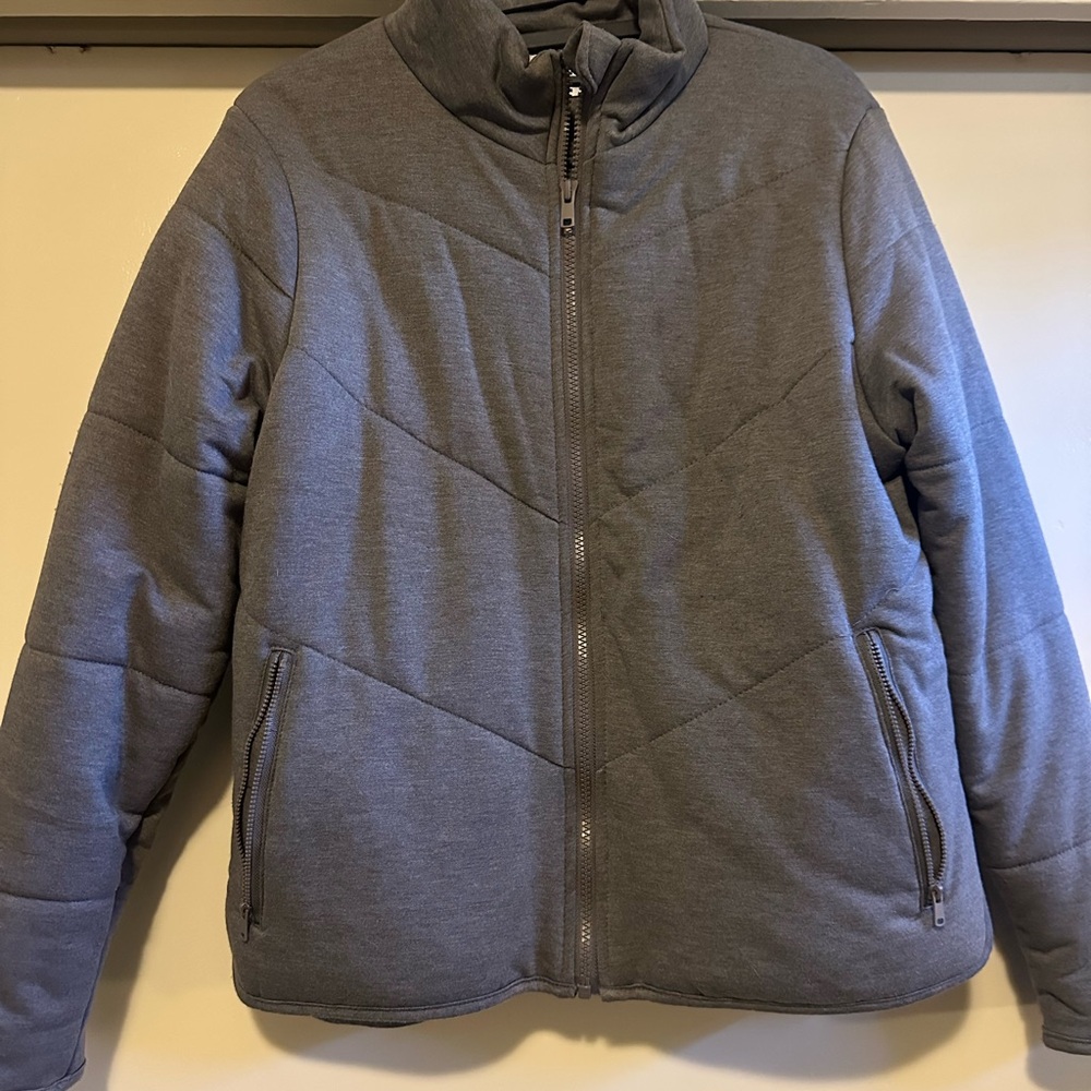 Women's Gray Quilted Jacket